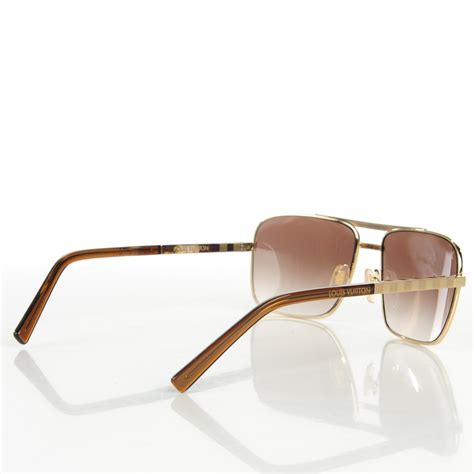 louis vuitton brown gold z0259u attitude sunglasses|Attitude Sunglasses S00 .